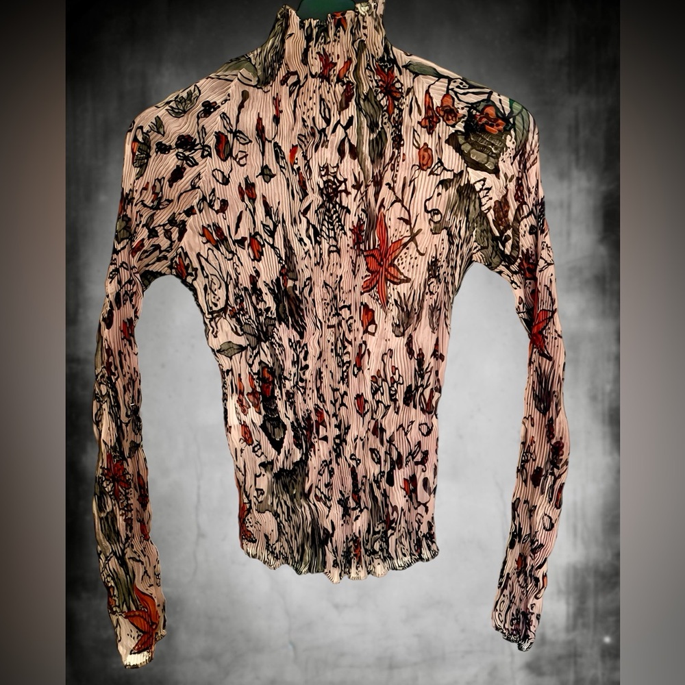 SOLD Rare Issey Miyake Mock Neck Top